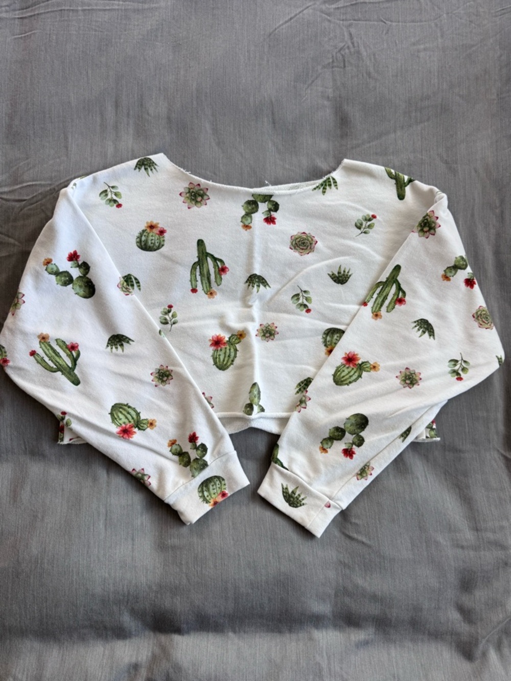 Cactus print sweatshirt